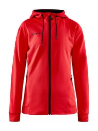 Kapuzenjacke Damen Rot